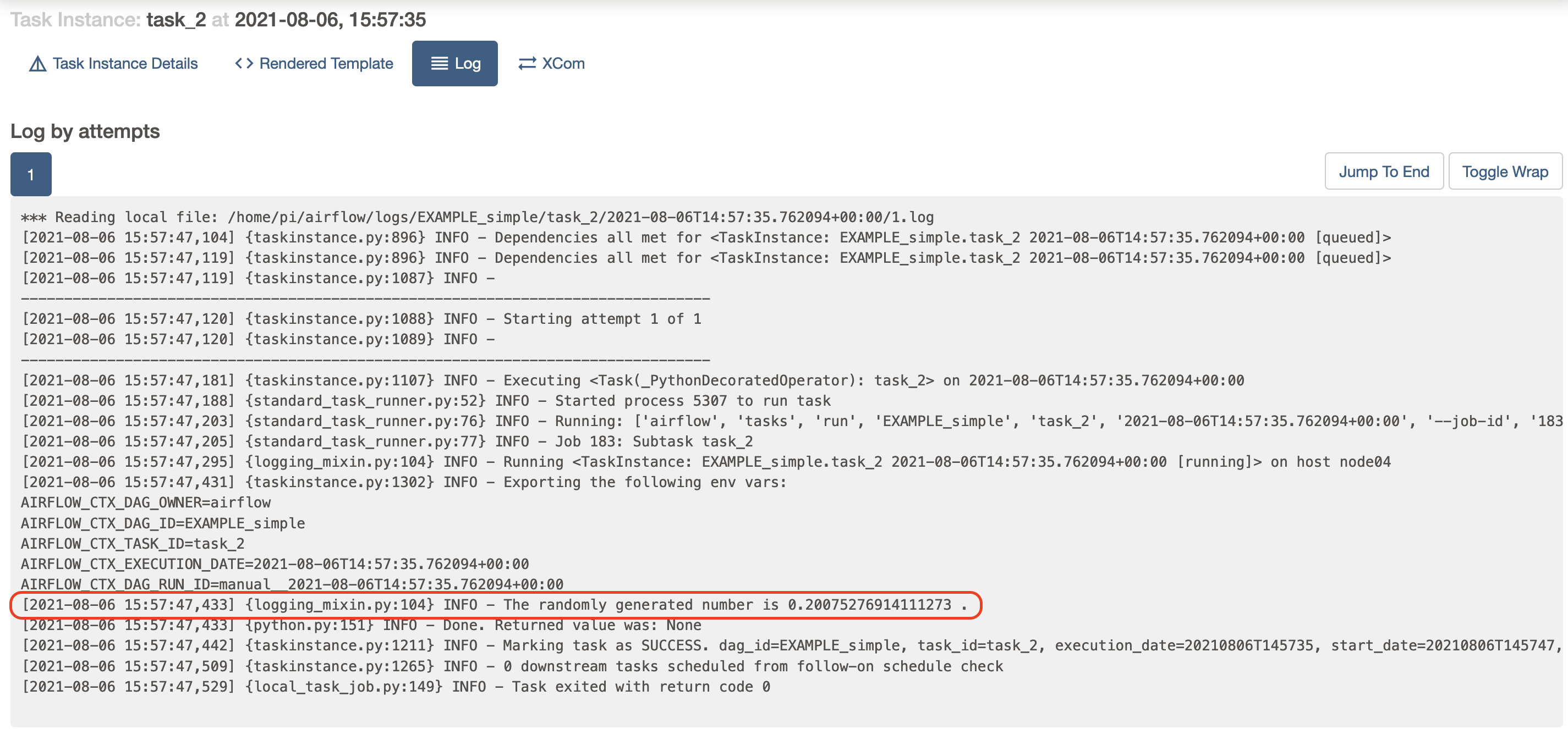 task_2 output log
